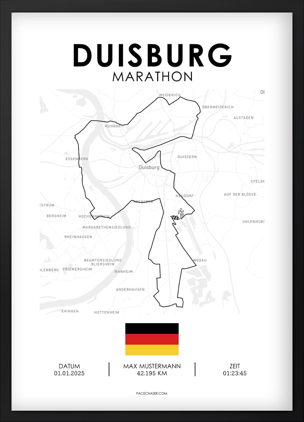 Marathon Duisburg Poster