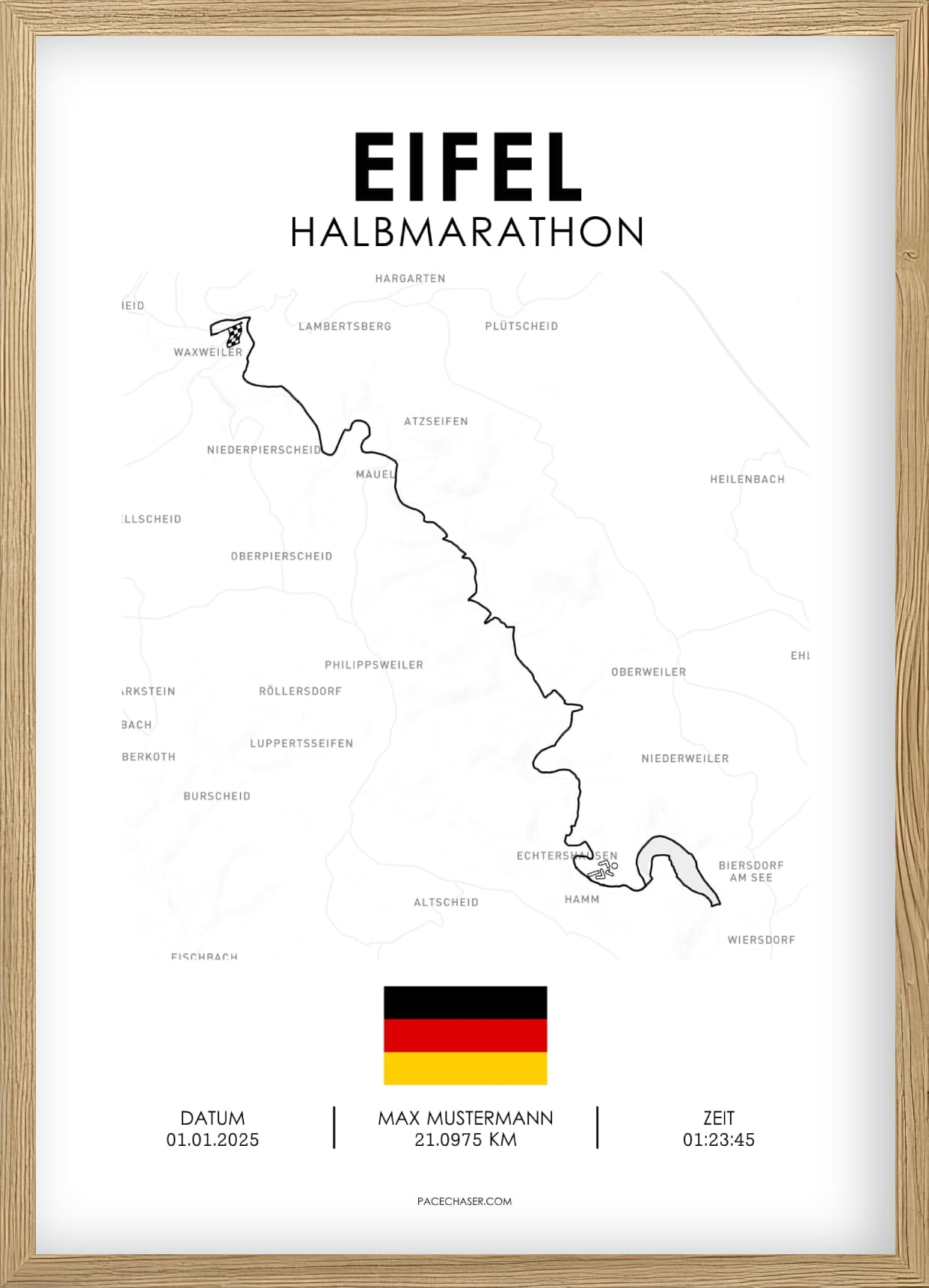 Eifel Marathon / Halbmarathon / Ultra / Trail Poster
