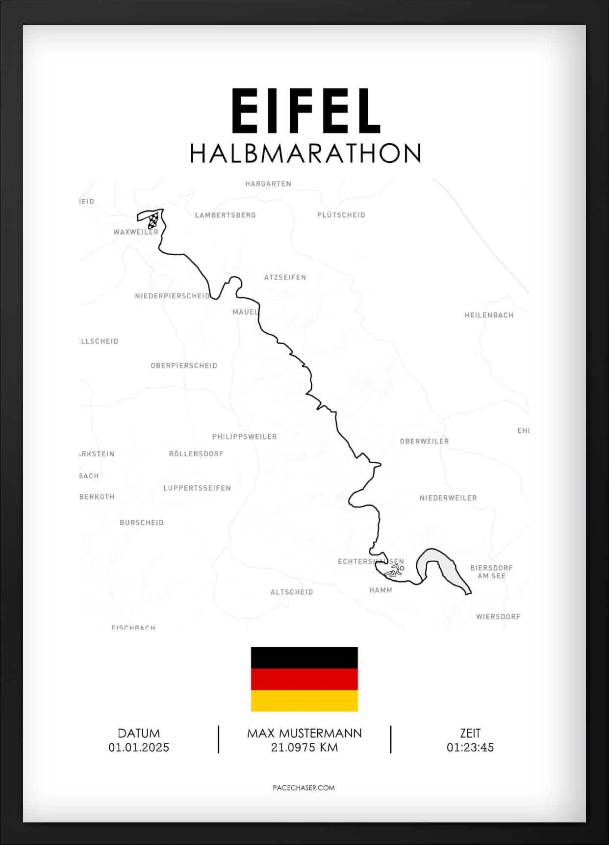 Eifel Marathon / Halbmarathon / Ultra / Trail Poster