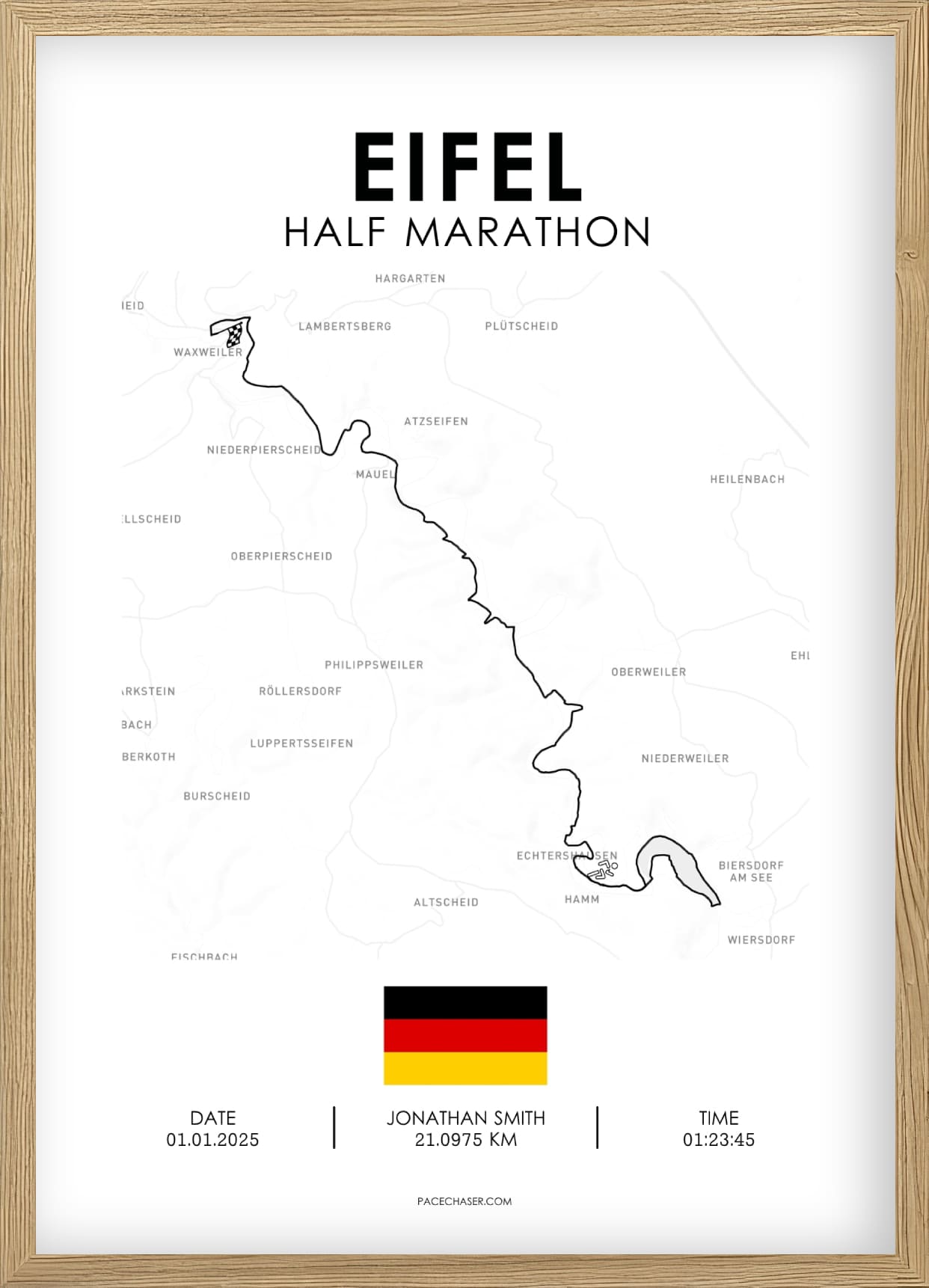 Eifel Marathon / Halbmarathon / Ultra / Trail Poster