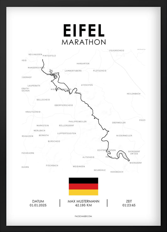 Eifel Marathon / Halbmarathon / Ultra / Trail Poster