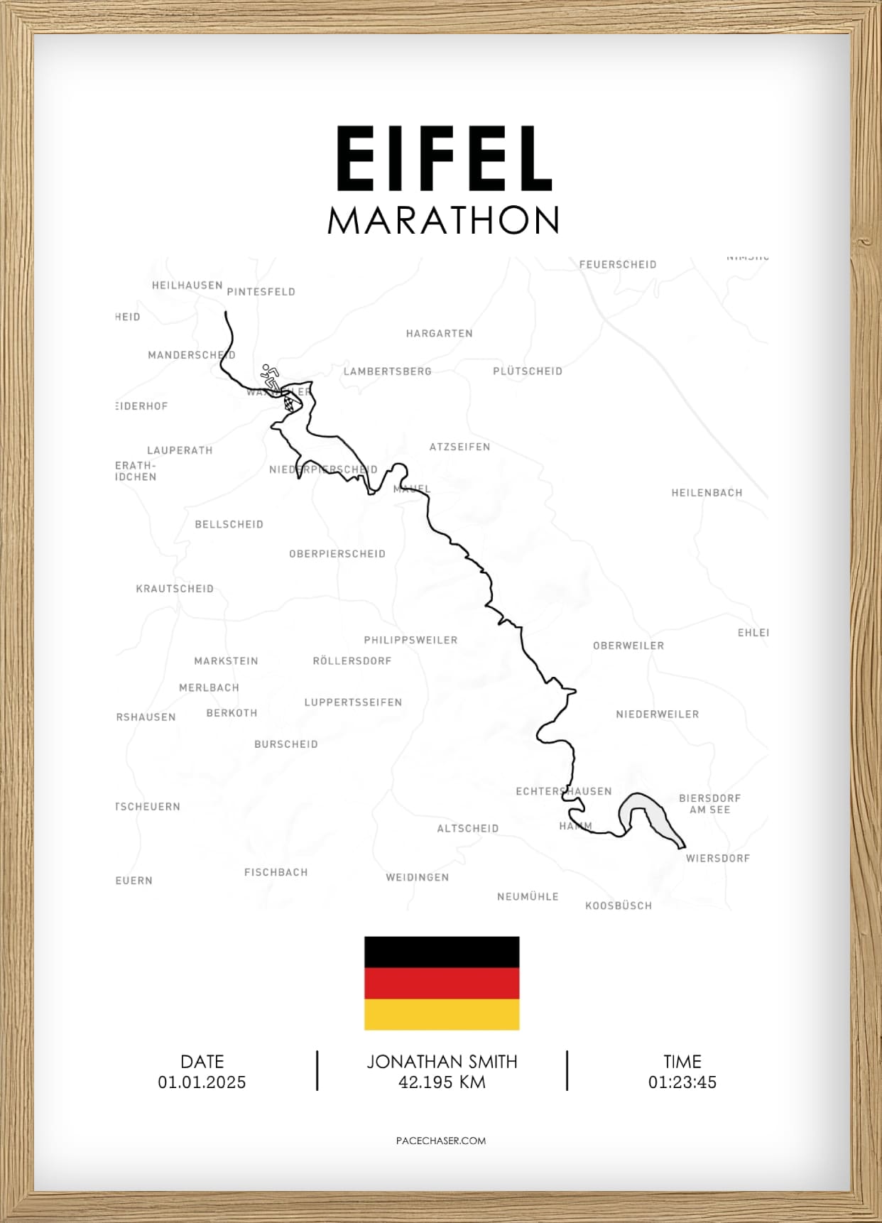 Eifel Marathon / Halbmarathon / Ultra / Trail Poster
