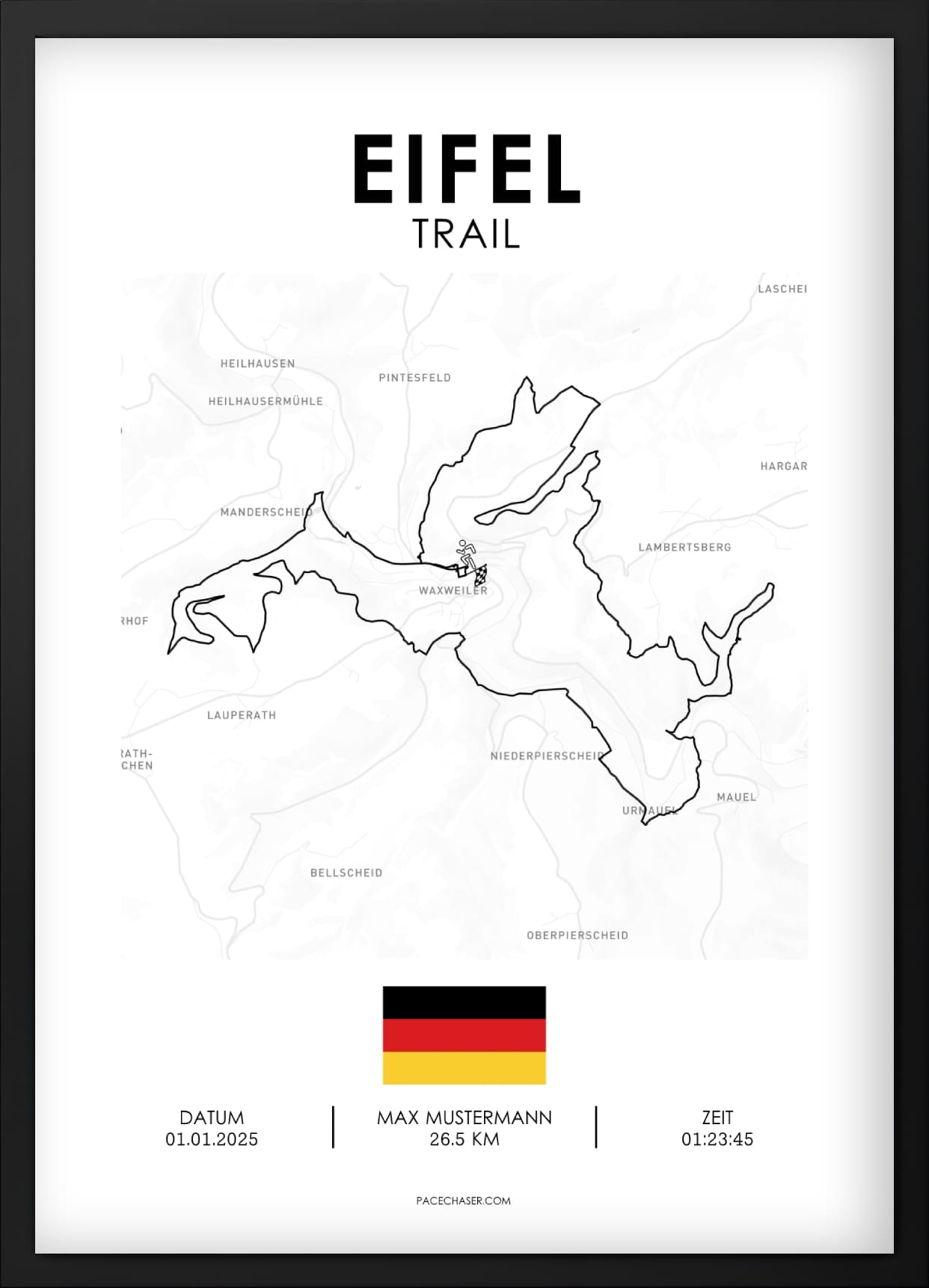 Eifel Marathon / Halbmarathon / Ultra / Trail Poster