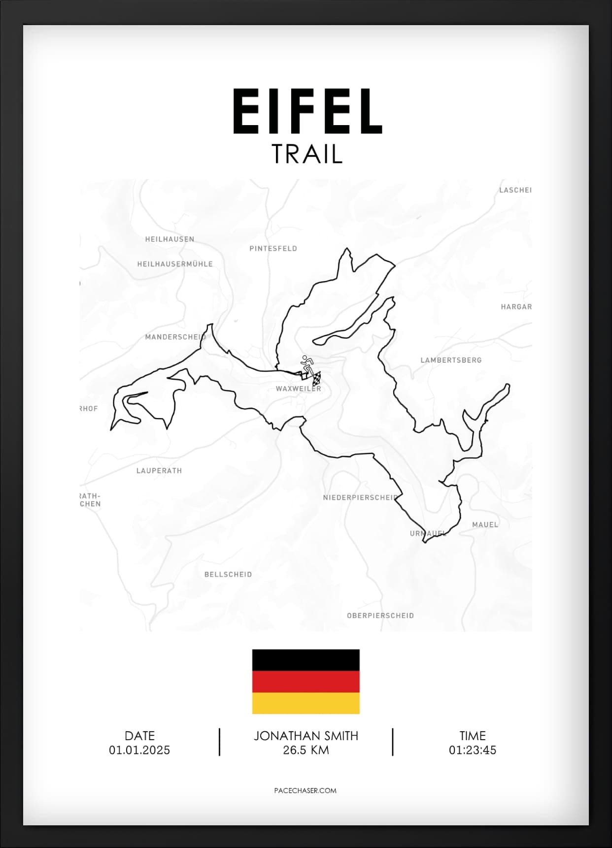 Eifel Marathon / Halbmarathon / Ultra / Trail Poster