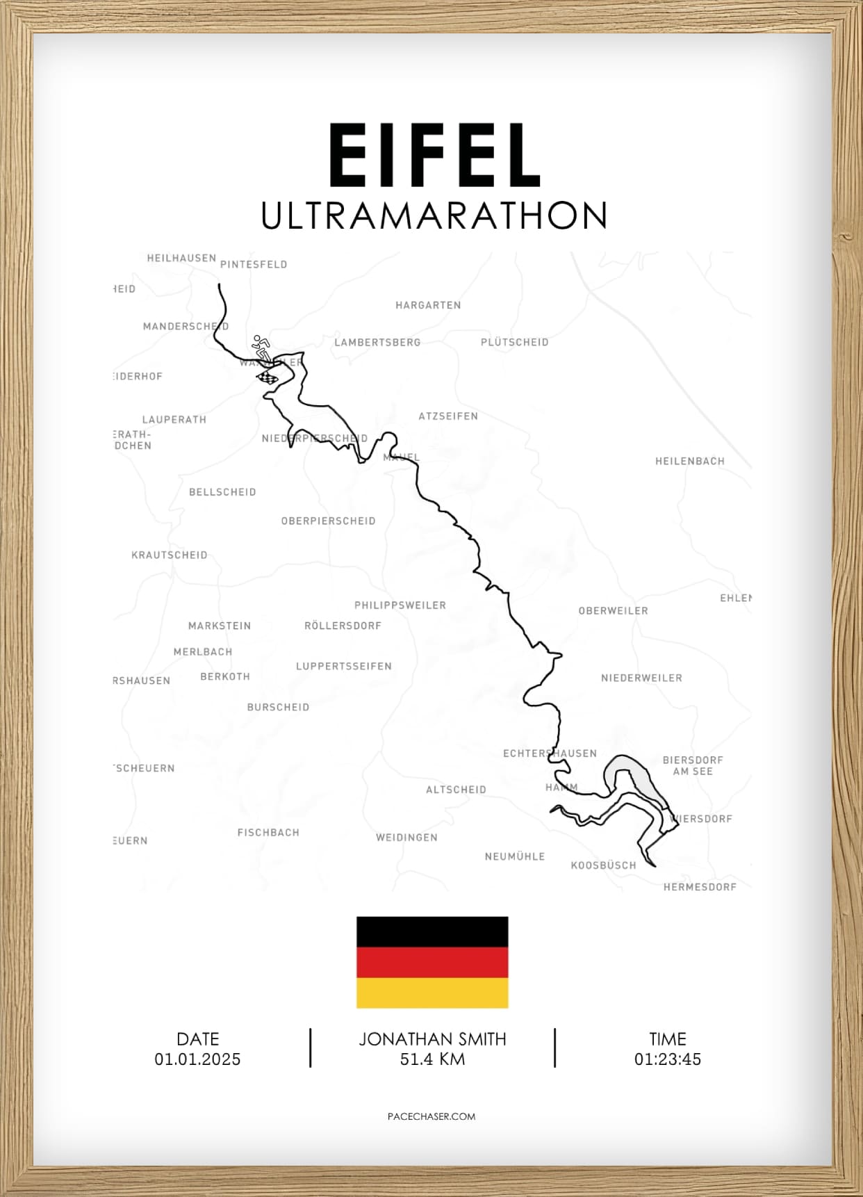 Eifel Marathon / Halbmarathon / Ultra / Trail Poster