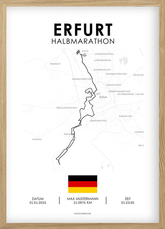 Halbmarathon Erfurt Poster