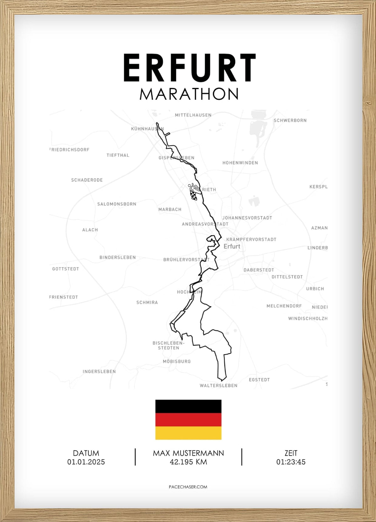 Marathon Erfurt Poster