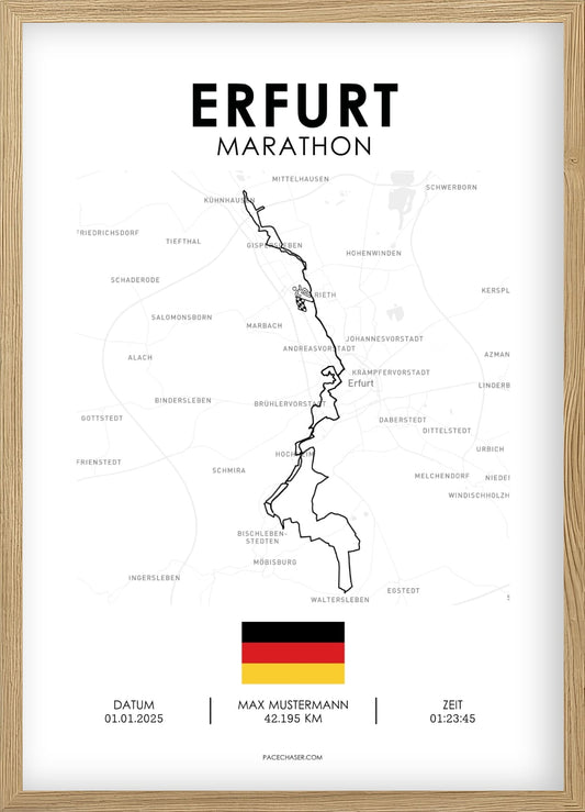 Marathon Erfurt Poster
