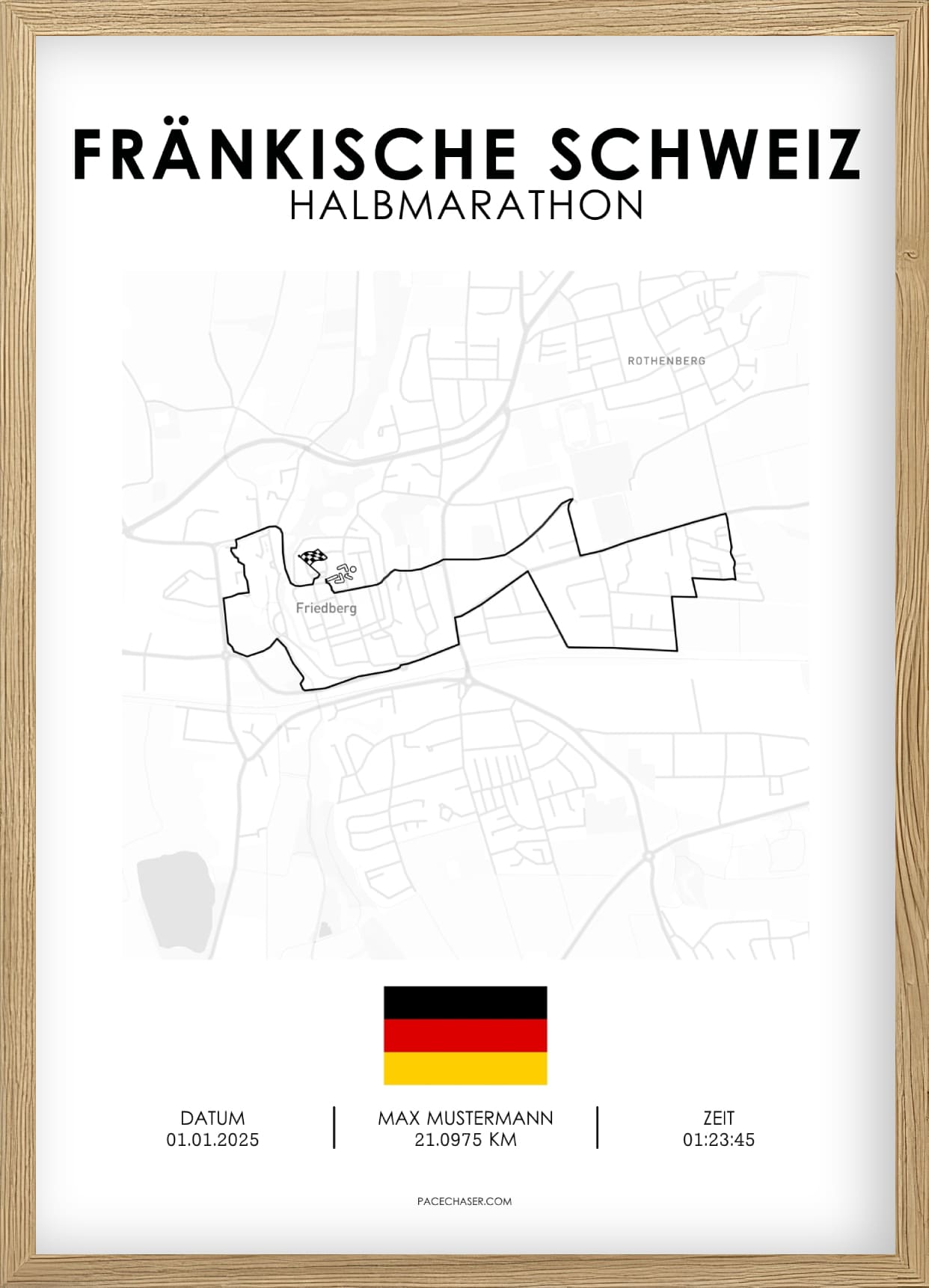 Halbmarathon Fränkische Schweiz Poster