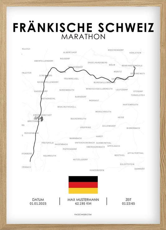 Marathon Fränkische Schweiz Poster