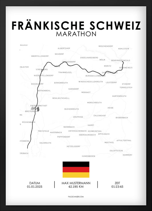Marathon Fränkische Schweiz Poster
