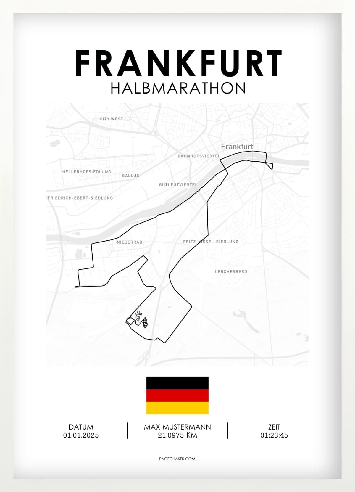 Halbmarathon Frankfurt Poster