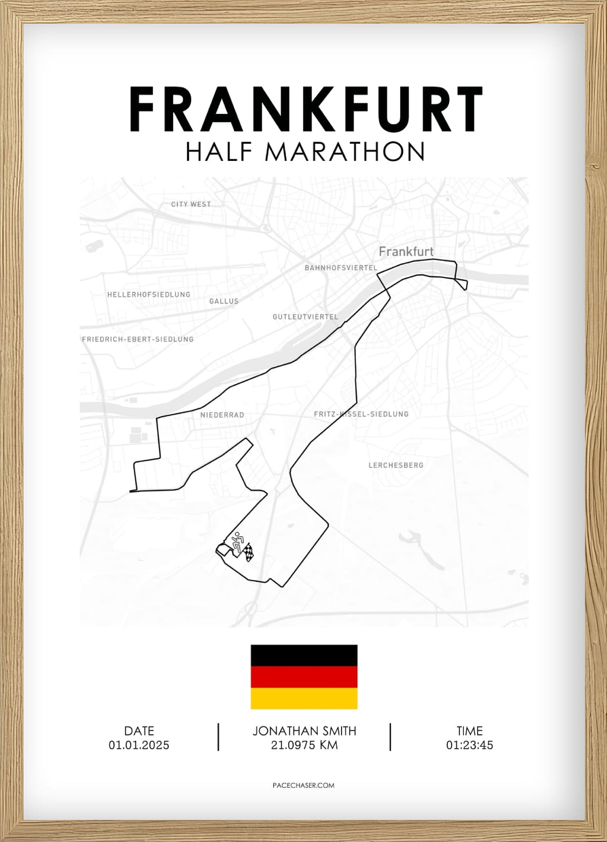 Halbmarathon Frankfurt Poster