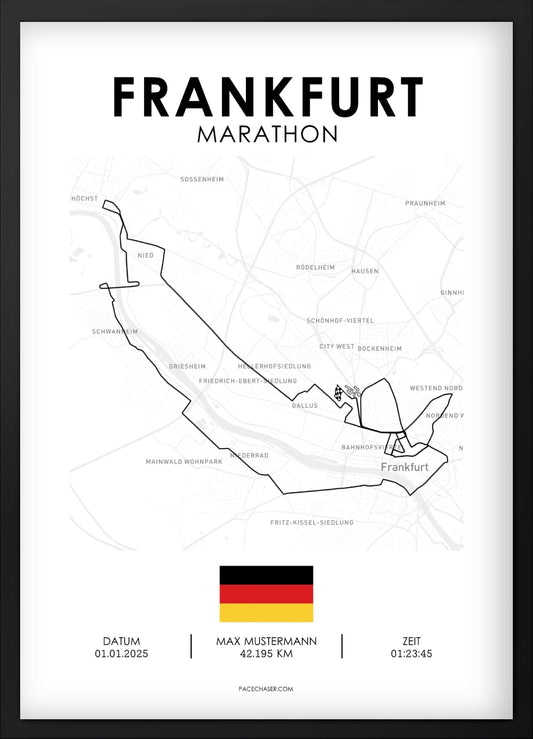 Marathon Frankfurt Poster