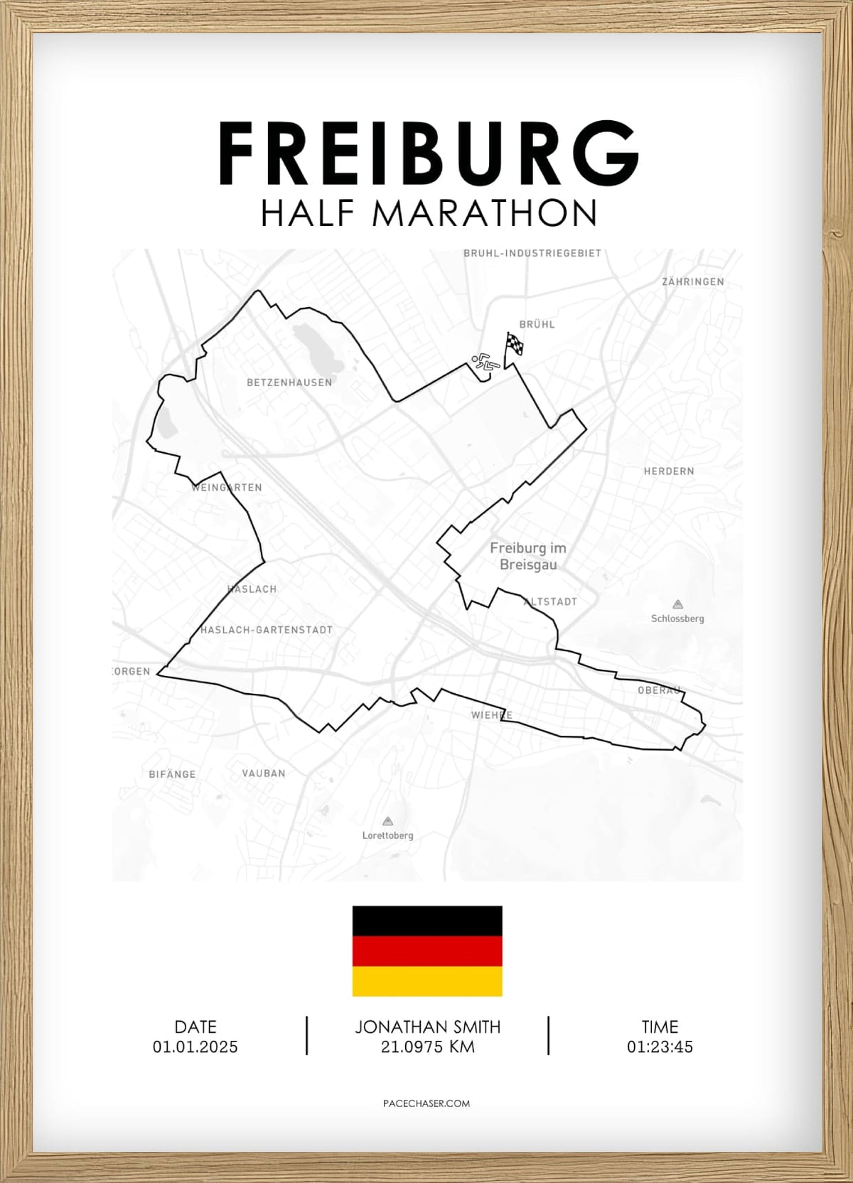 Halbmarathon Freiburg Poster