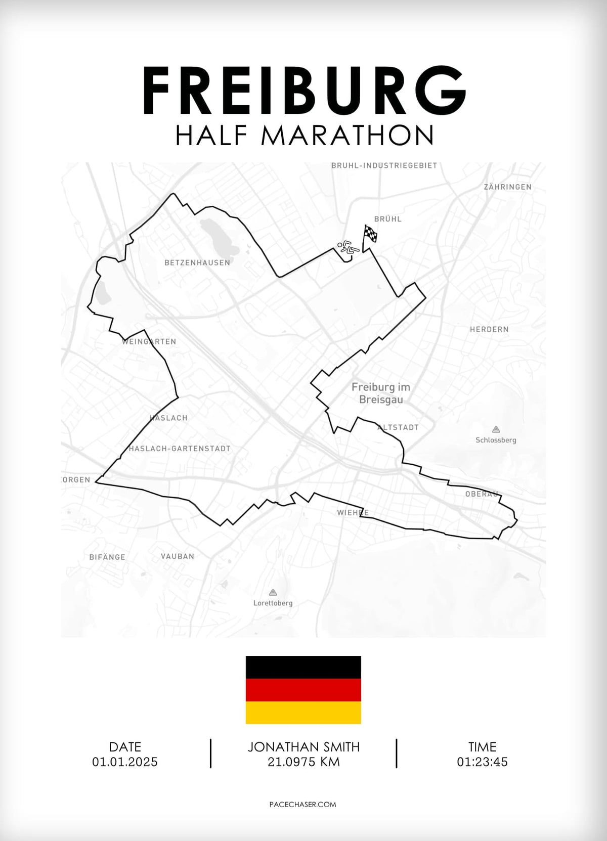 Halbmarathon Freiburg Poster