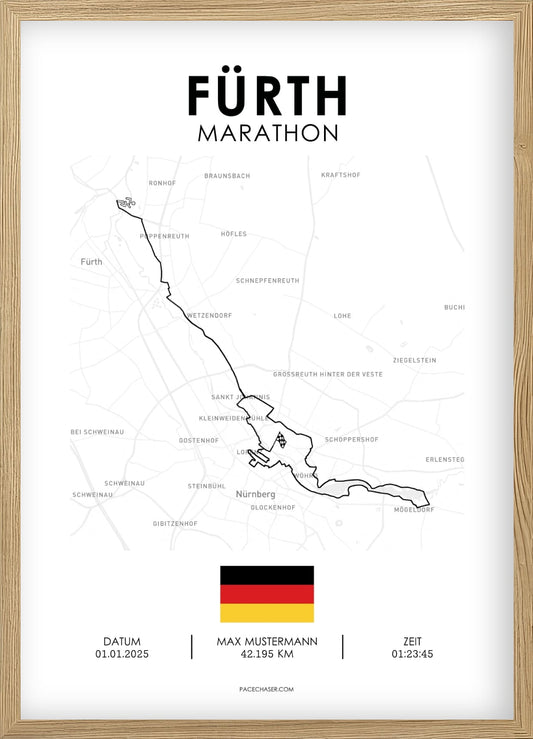Marathon Fürth Poster