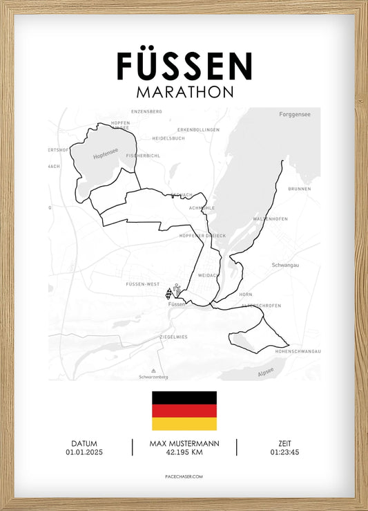 Marathon Füssen Poster