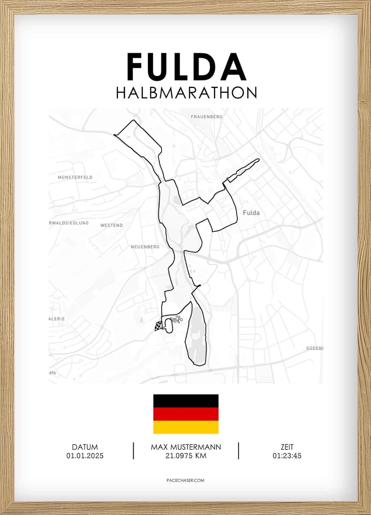 Halbmarathon Fulda Poster