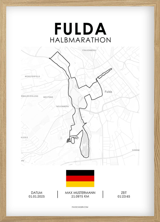 Halbmarathon Fulda Poster