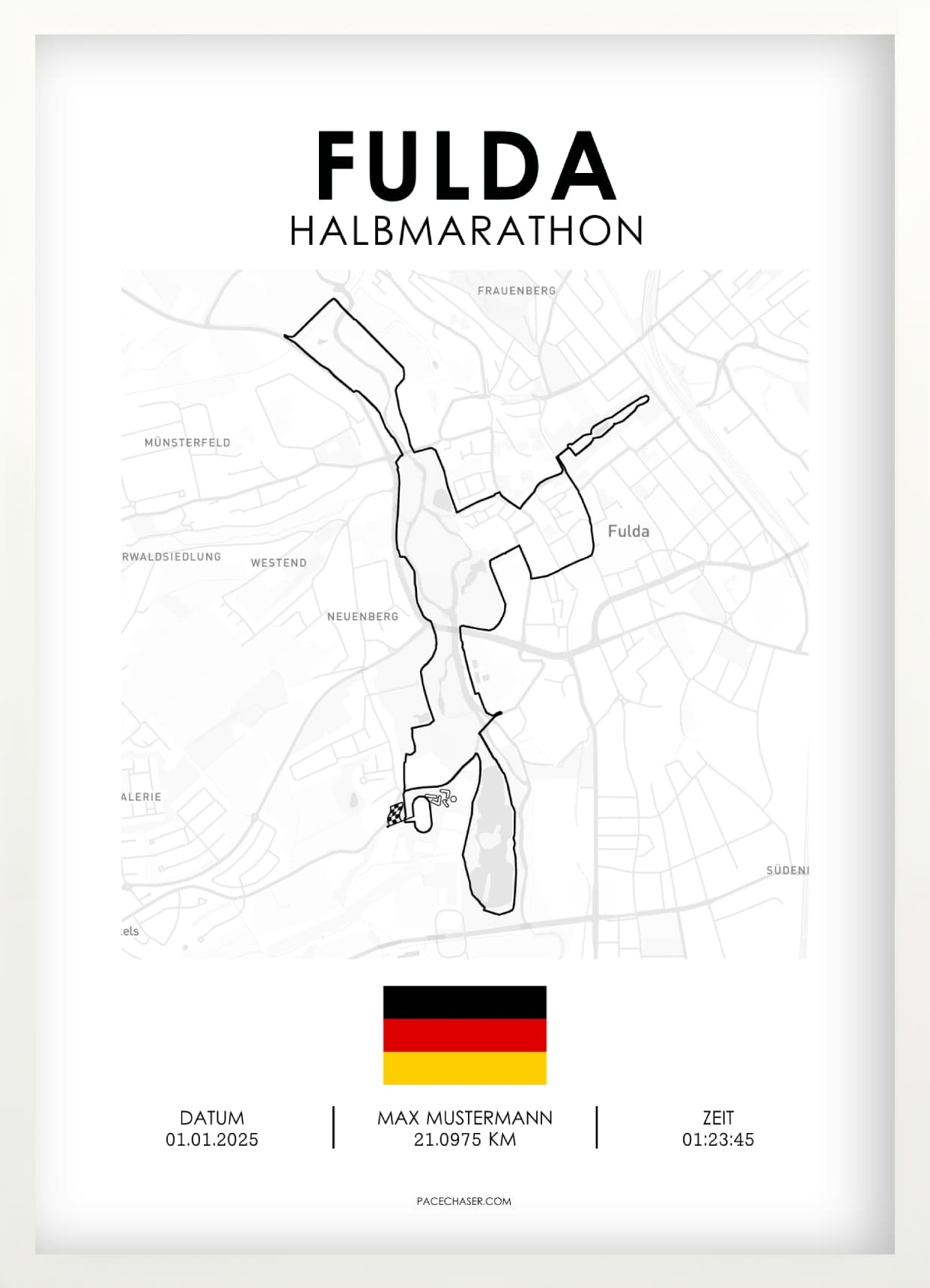 Halbmarathon Fulda Poster
