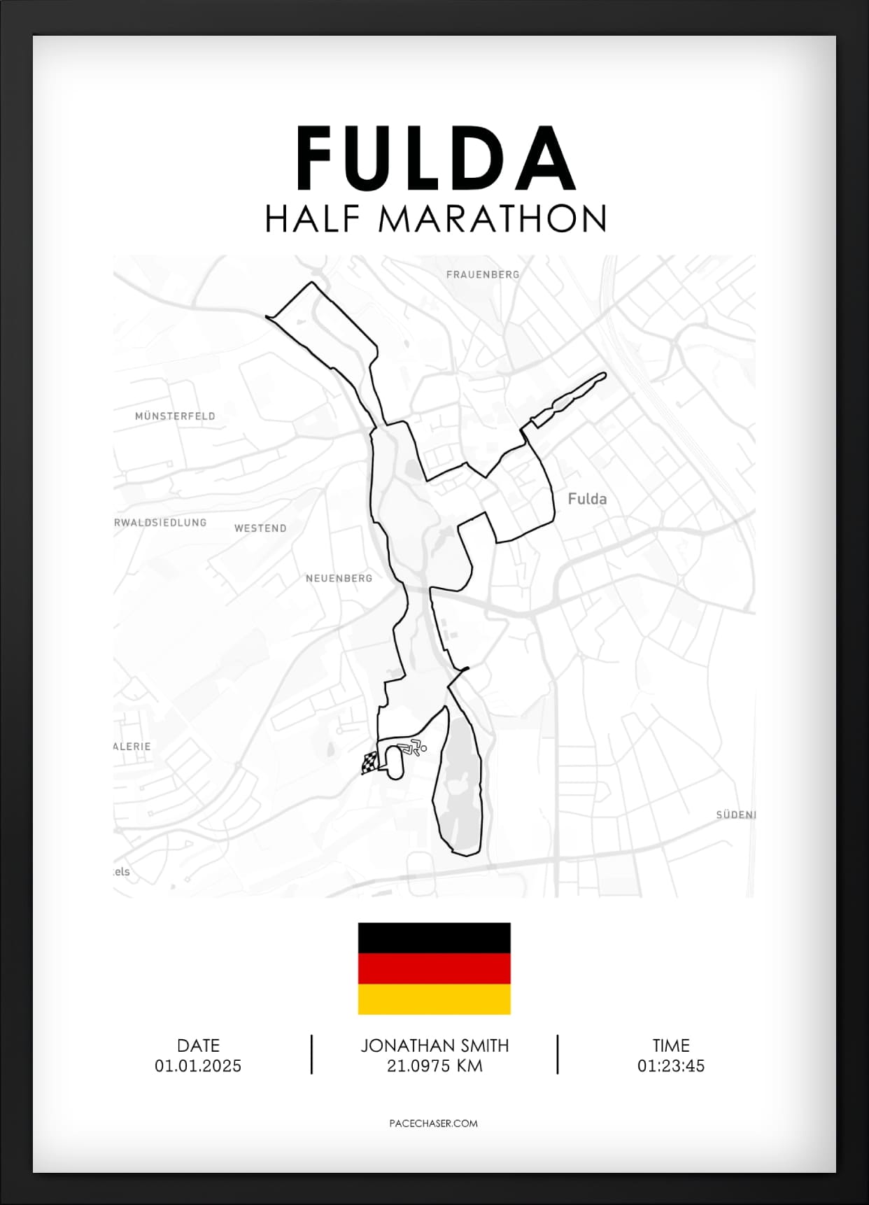 Halbmarathon Fulda Poster