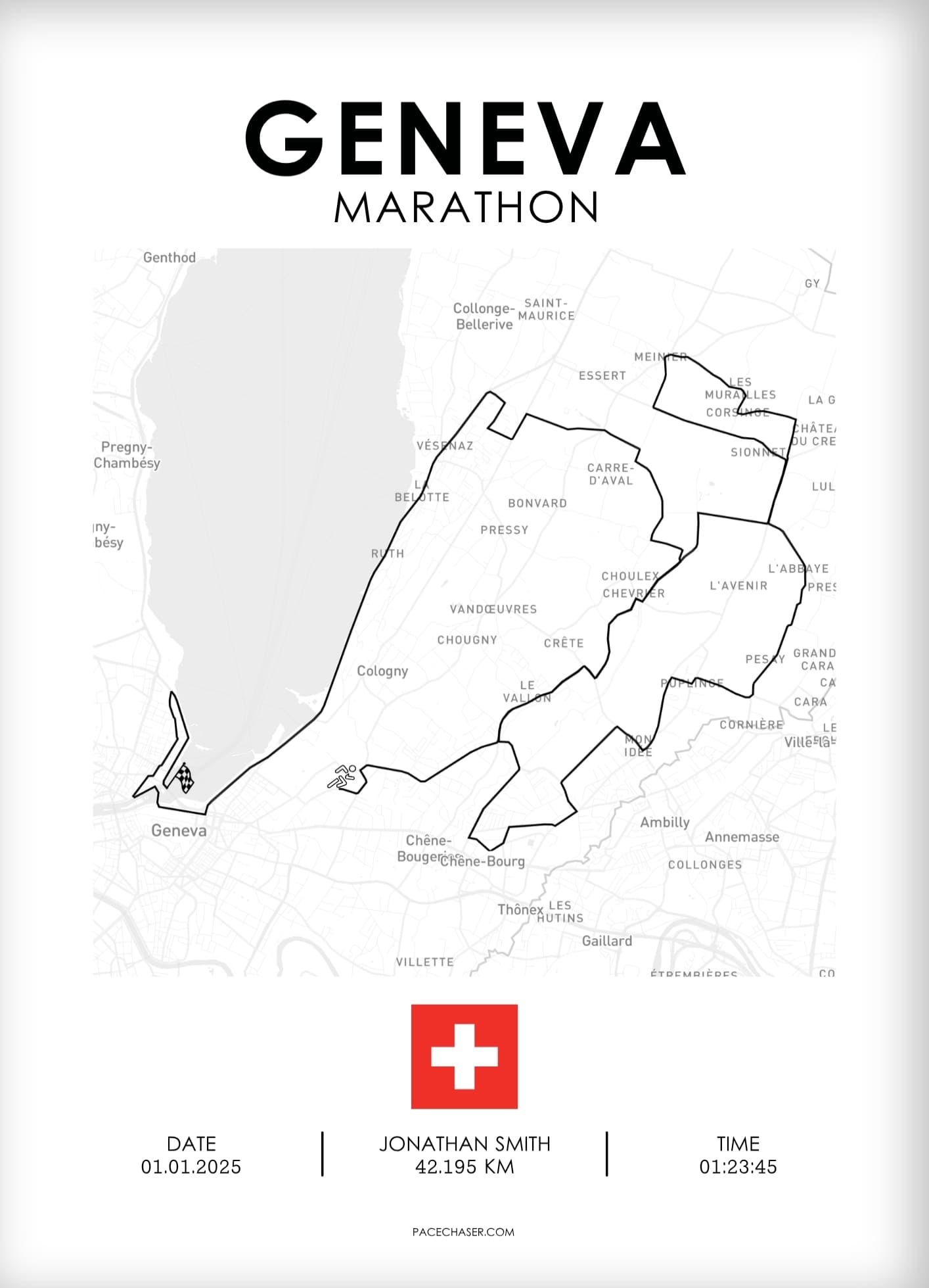 Marathon Genf Poster