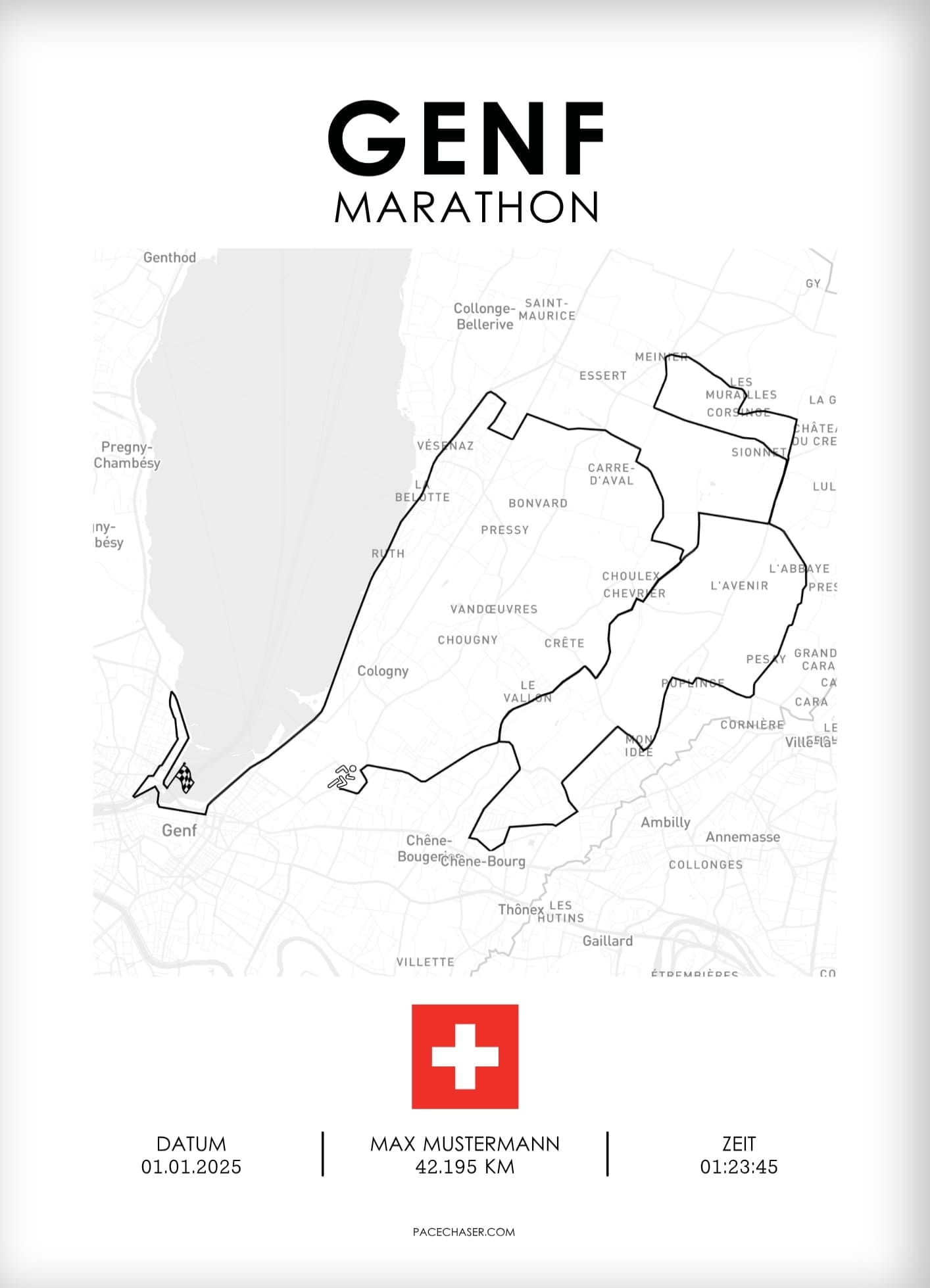 Marathon Genf Poster