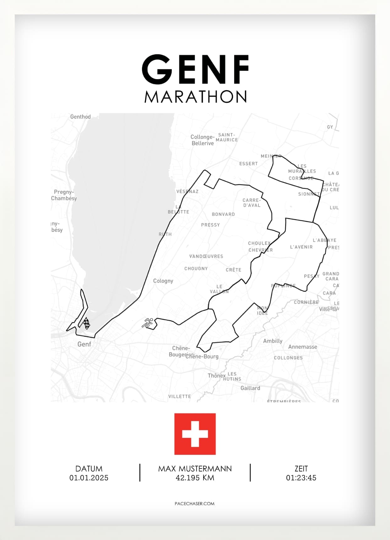 Marathon Genf Poster