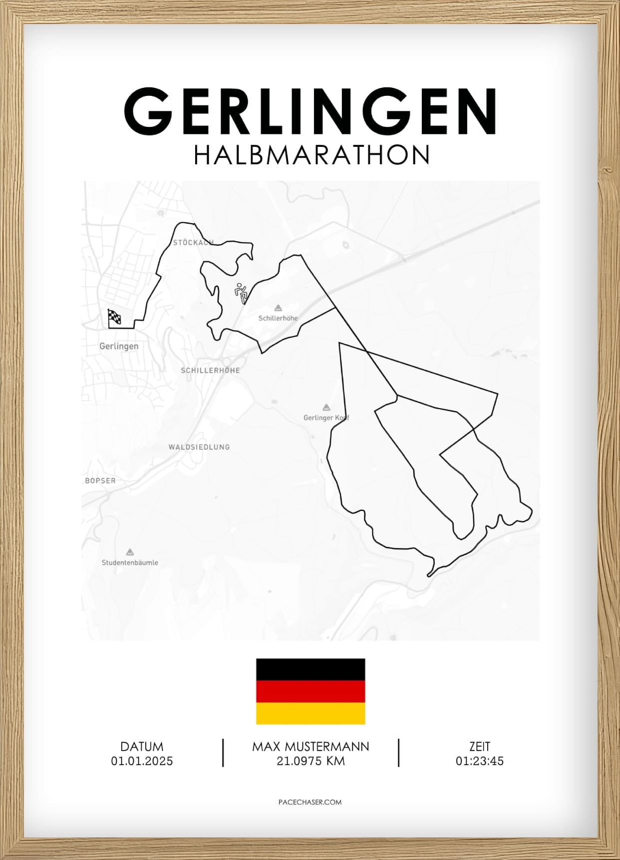 Halbmarathon Gerlingen Poster