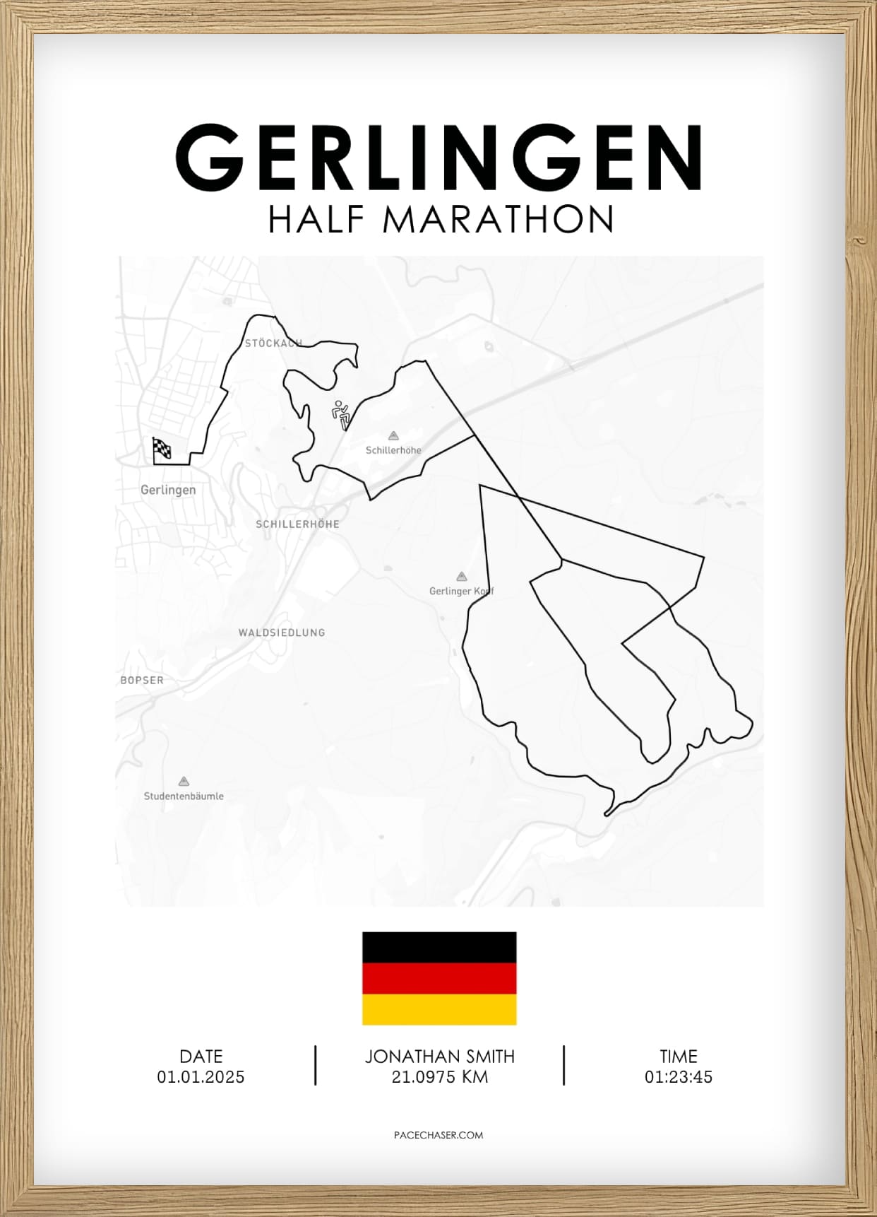 Halbmarathon Gerlingen Poster