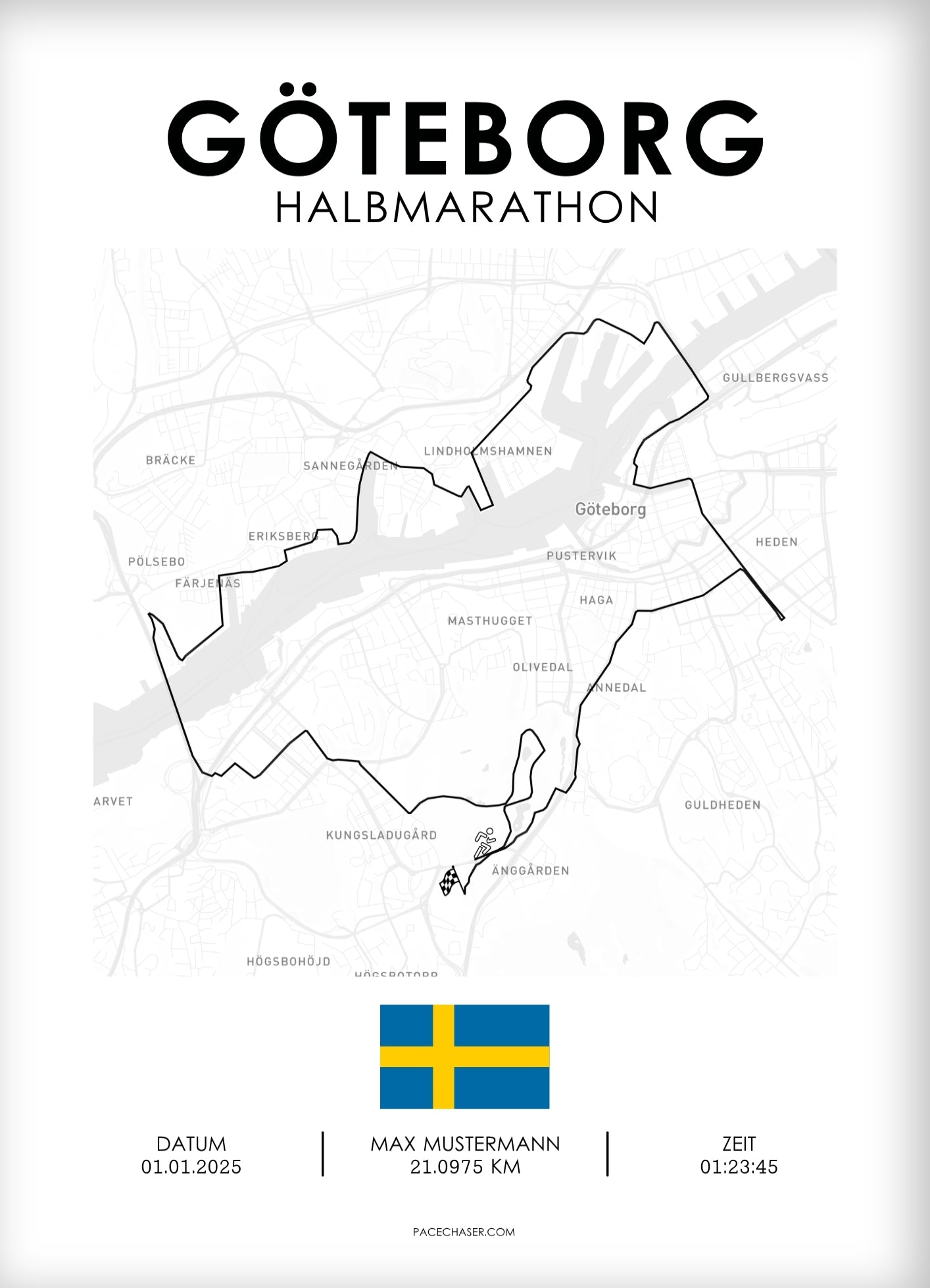 Halbmarathon Göteborg Poster