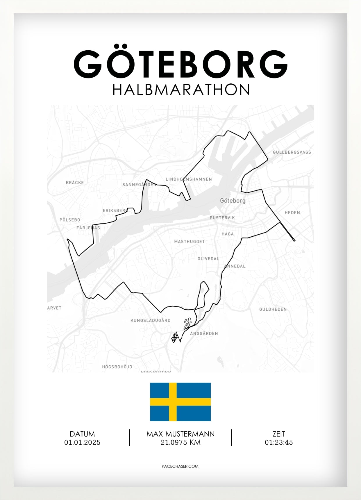 Halbmarathon Göteborg Poster