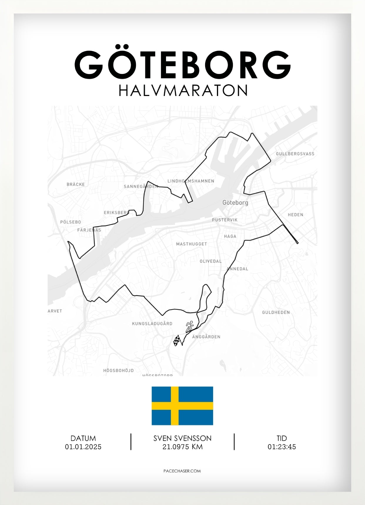 Halbmarathon Göteborg Poster