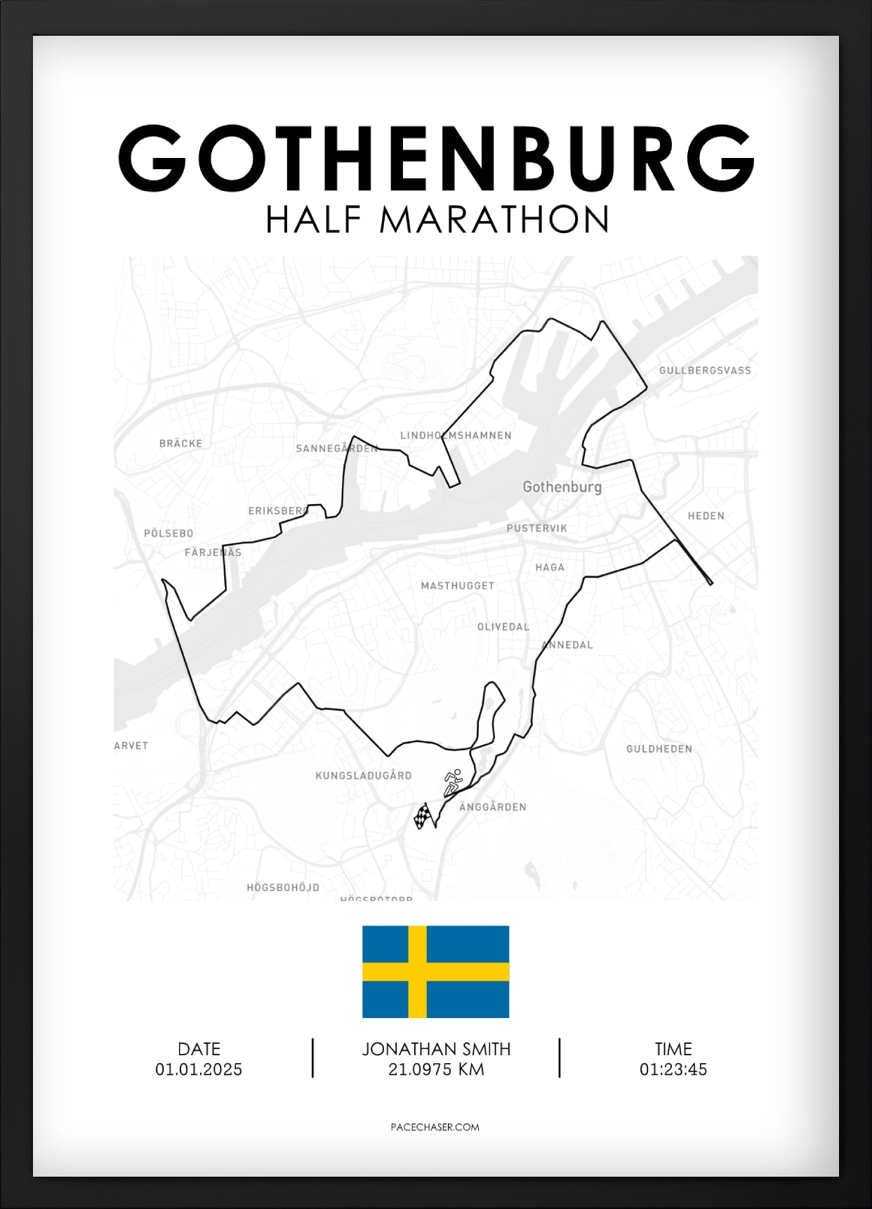 Halbmarathon Göteborg Poster