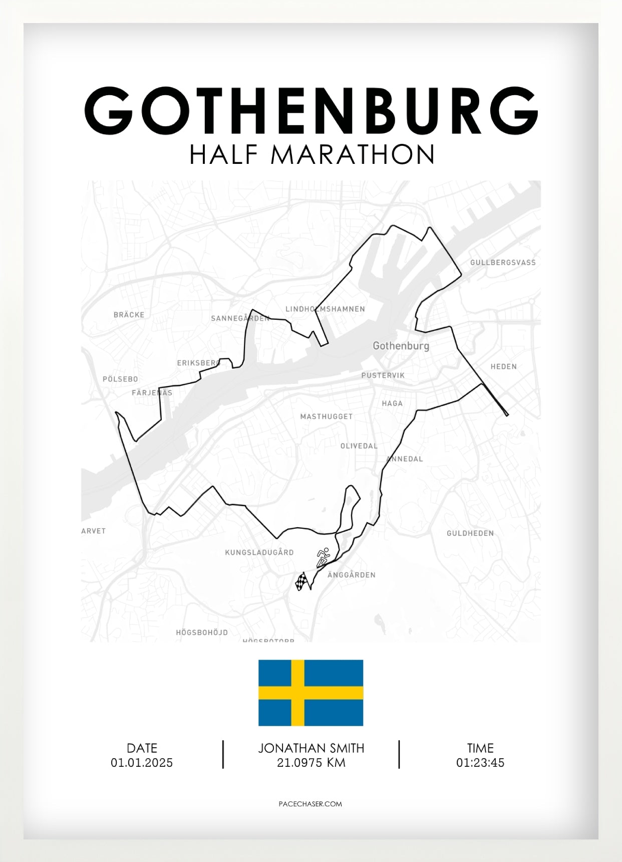 Halbmarathon Göteborg Poster