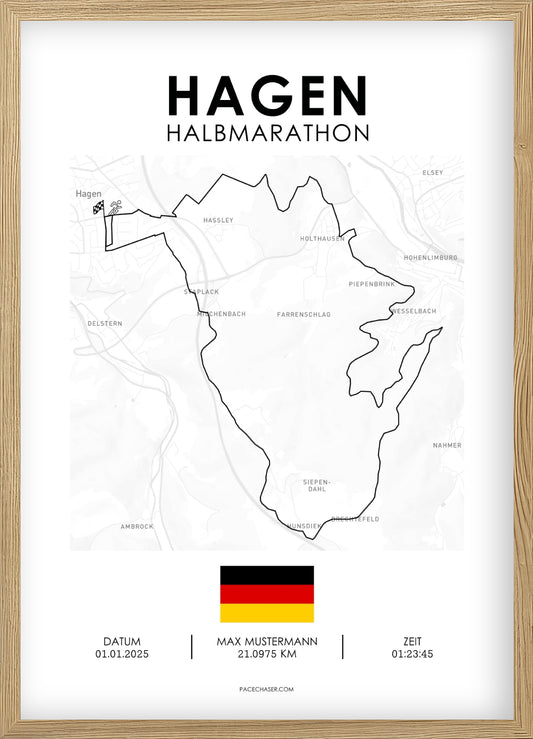 Halbmarathon Hagen Poster