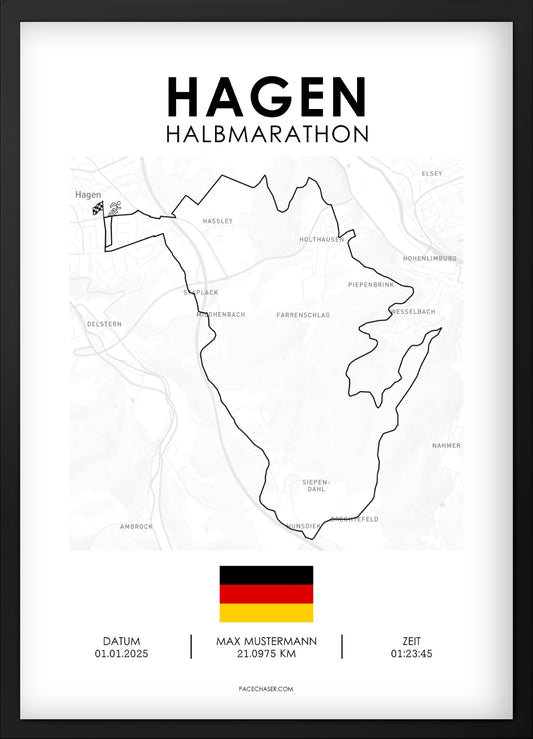 Halbmarathon Hagen Poster