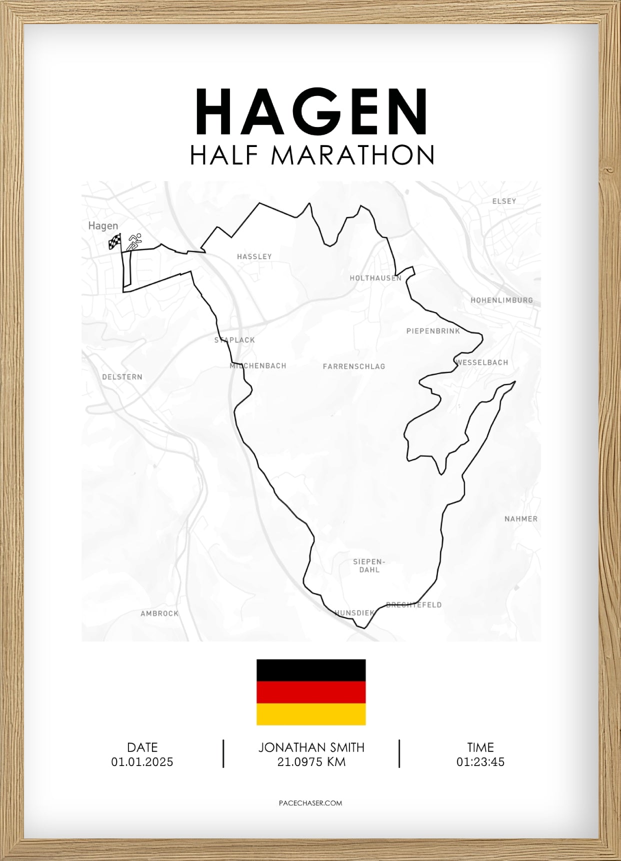 Halbmarathon Hagen Poster