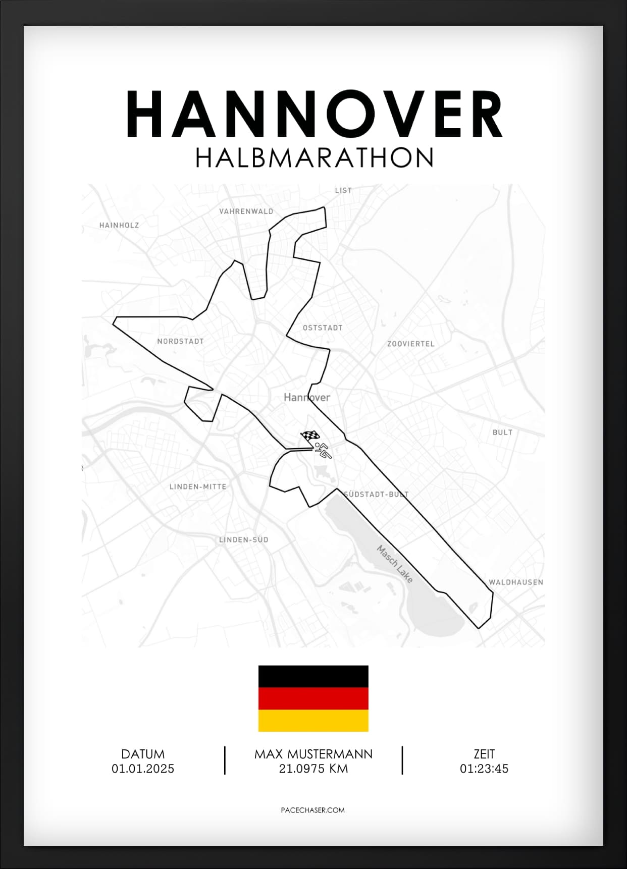 Halbmarathon Hannover Poster (ab 2025)