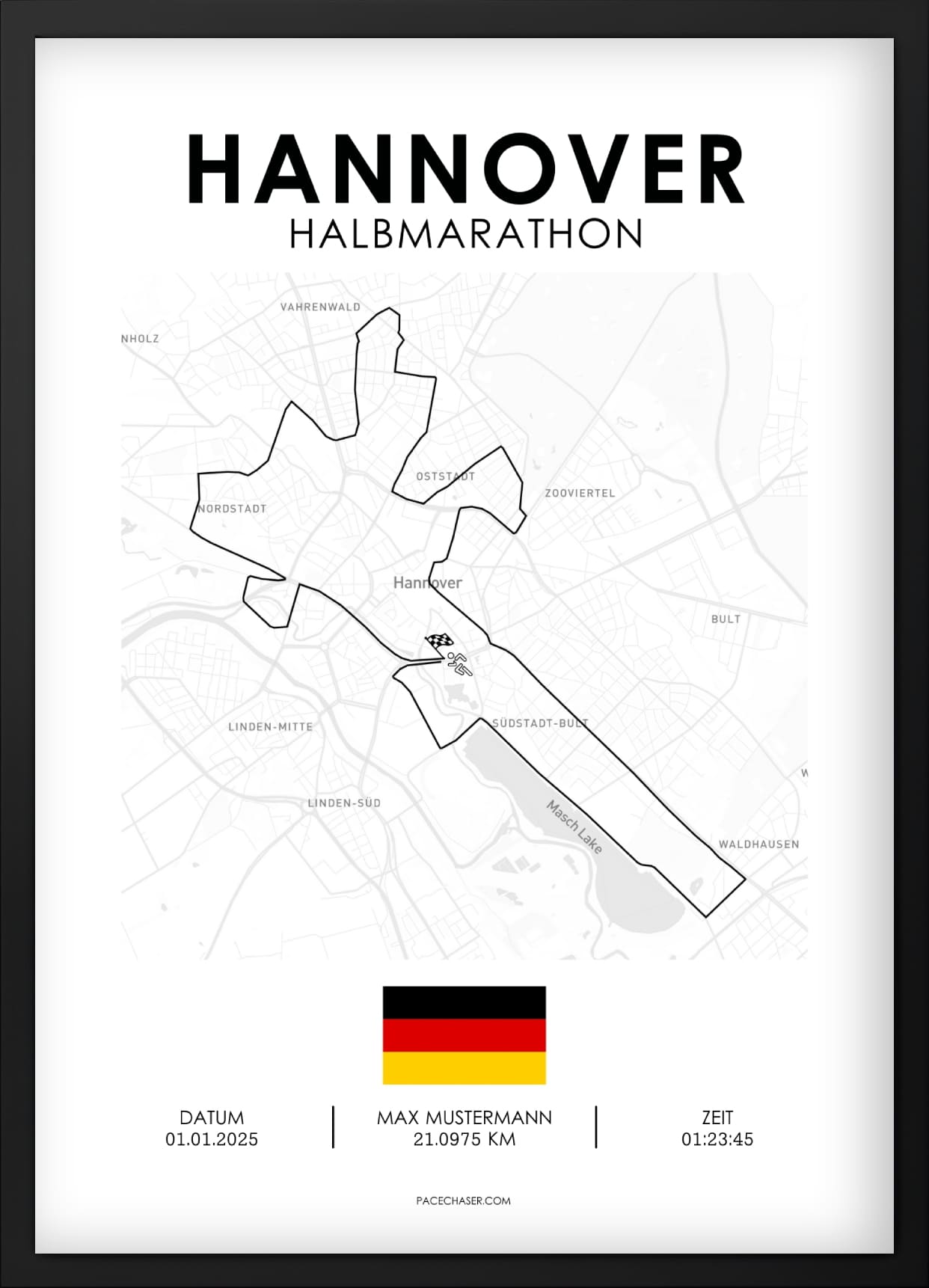 Halbmarathon Hannover Poster (bis 2024)