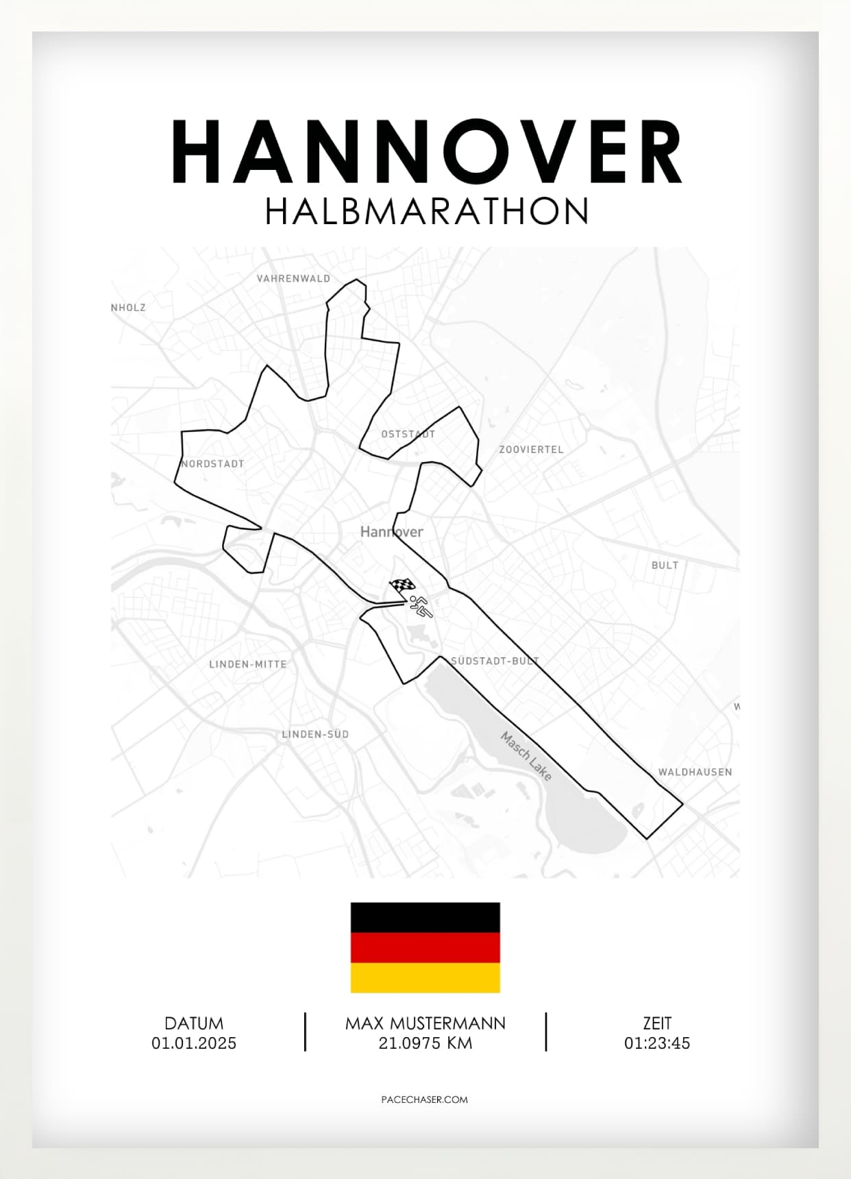 Halbmarathon Hannover Poster (bis 2024)