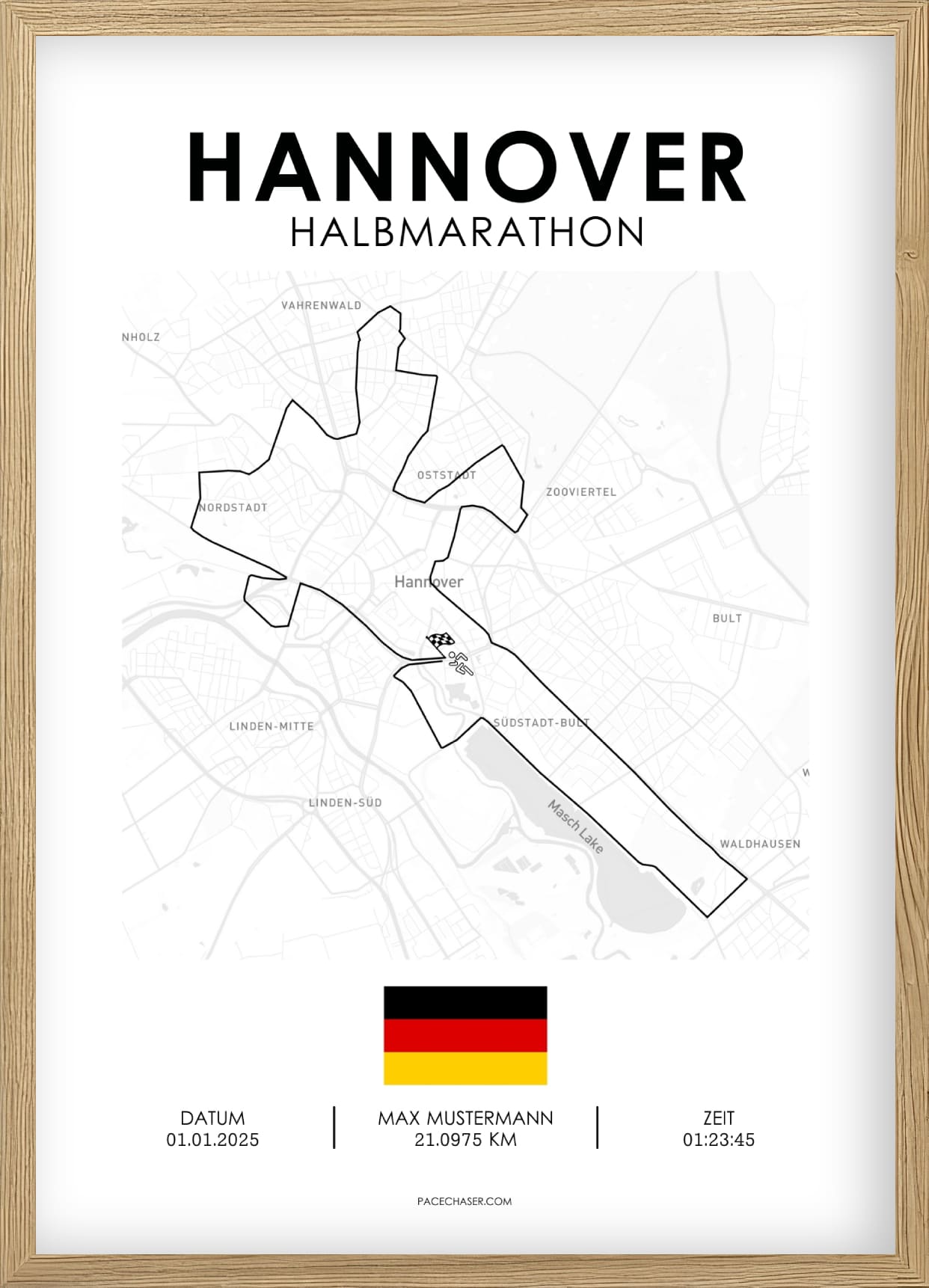 Halbmarathon Hannover Poster (bis 2024)