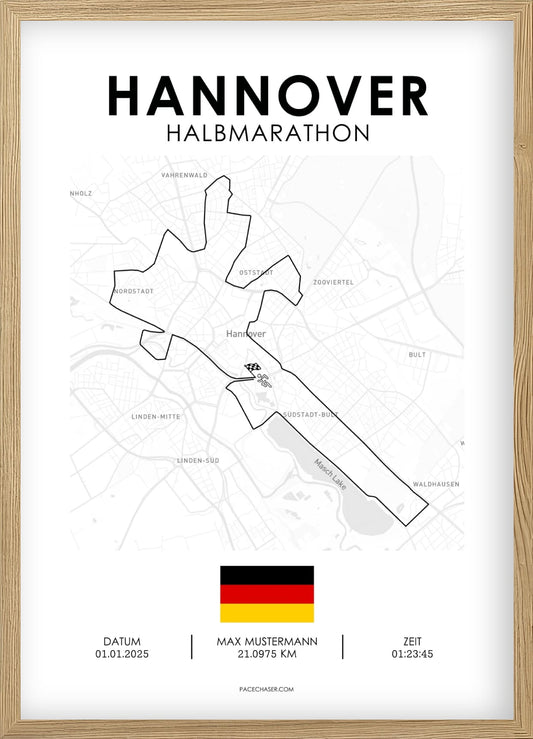 Halbmarathon Hannover Poster (bis 2024)