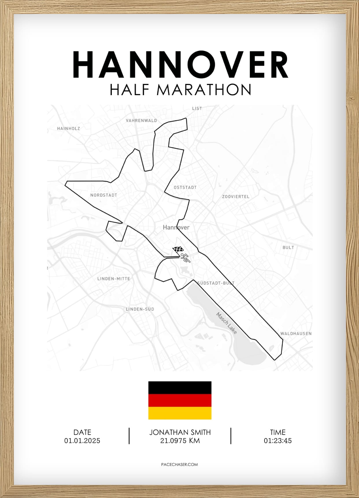 Halbmarathon Hannover Poster (ab 2025)