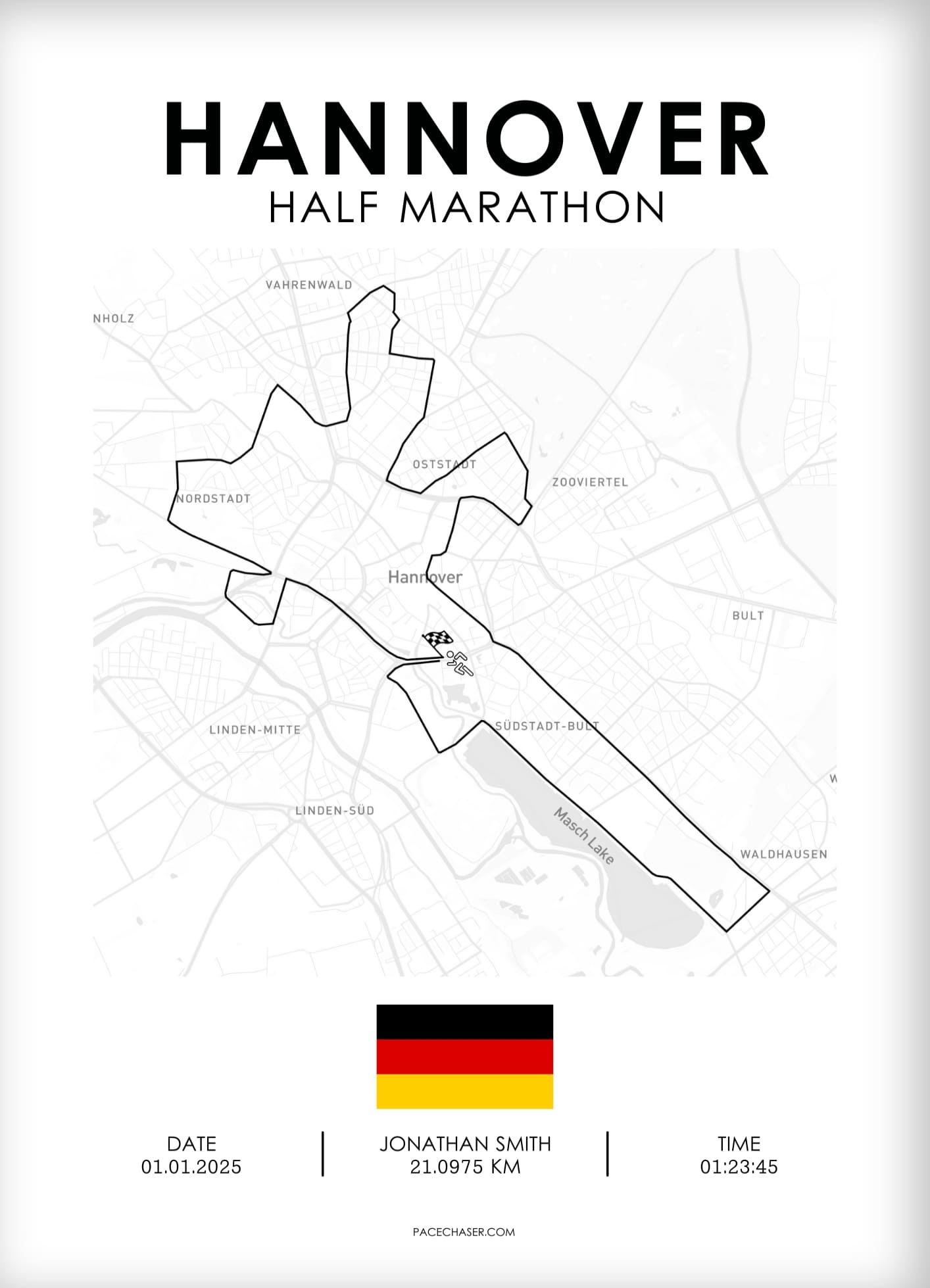 Halbmarathon Hannover Poster (bis 2024)