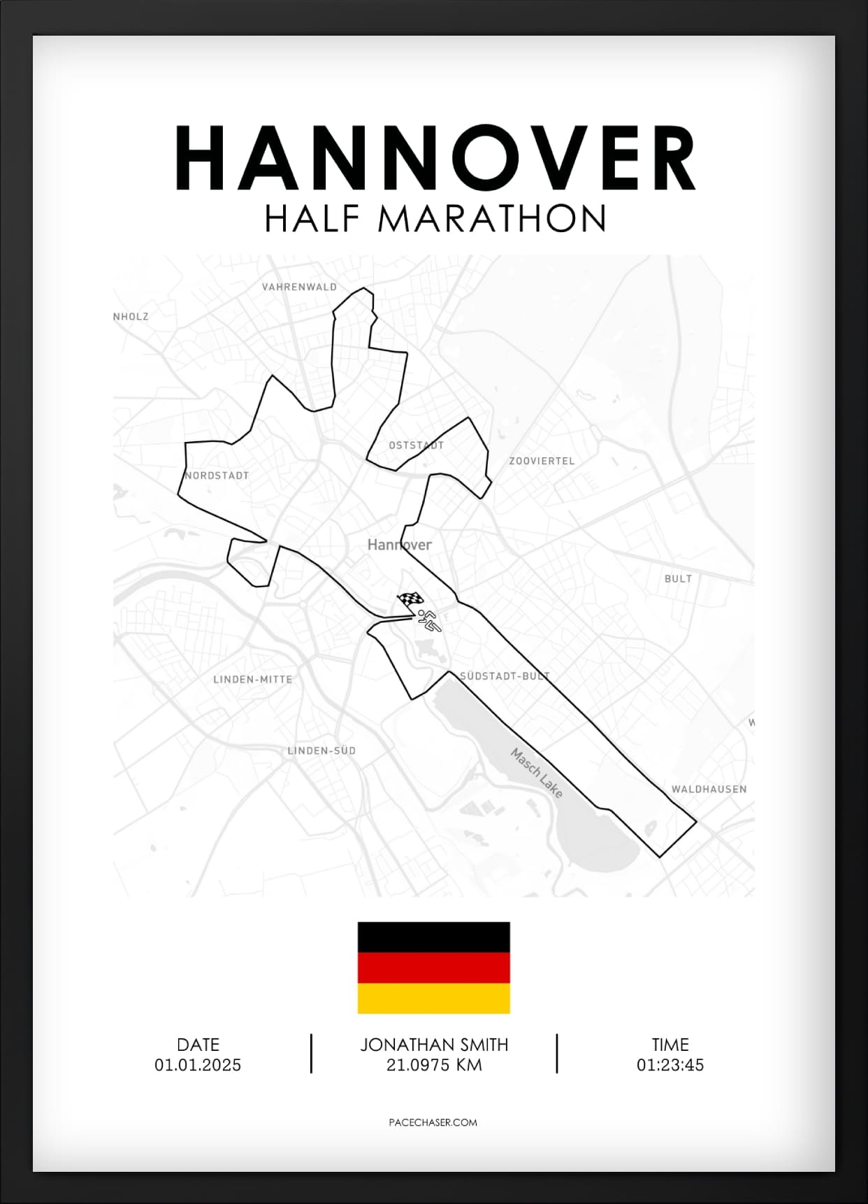 Halbmarathon Hannover Poster (bis 2024)