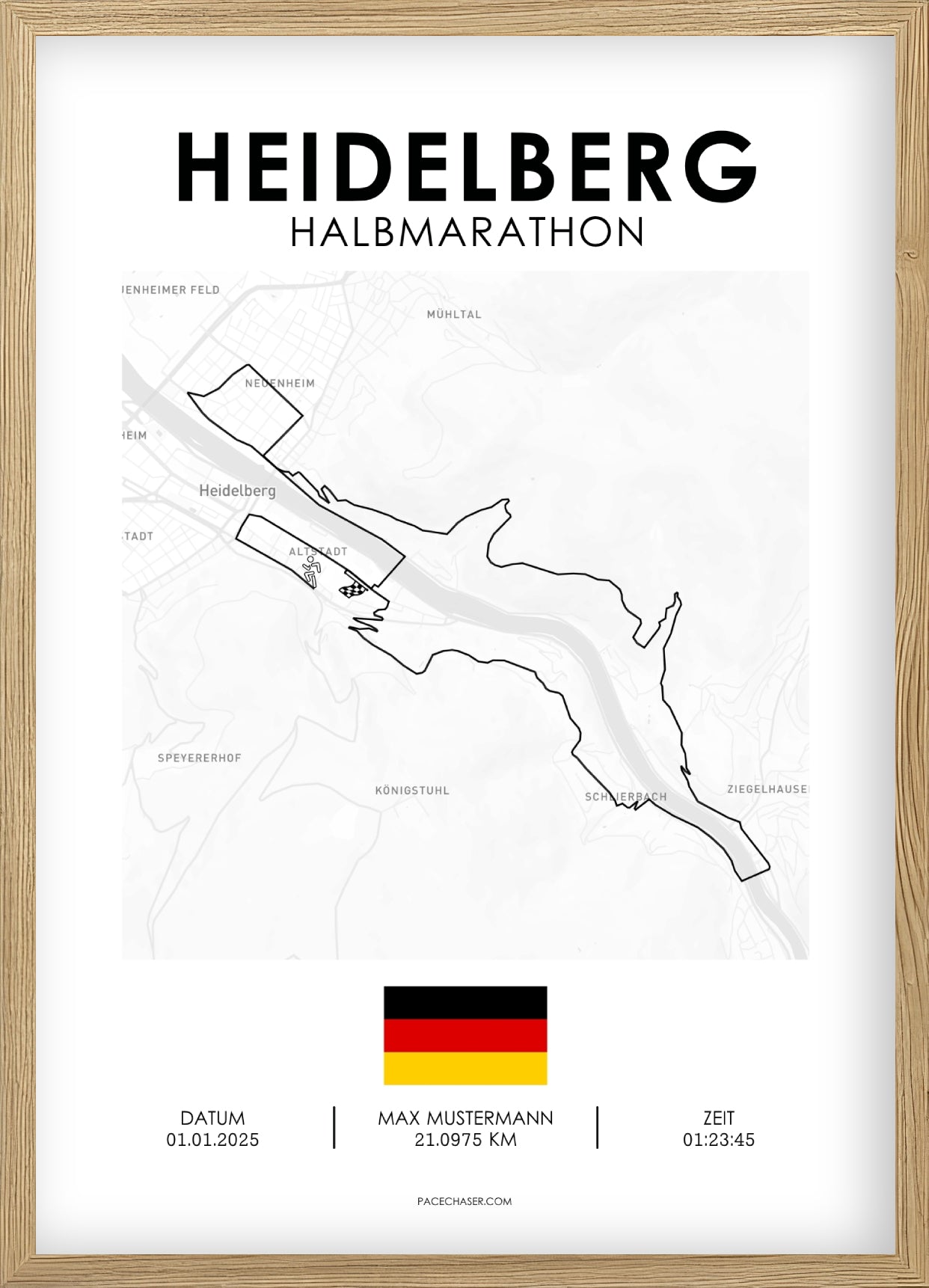 Halbmarathon Heidelberg Poster