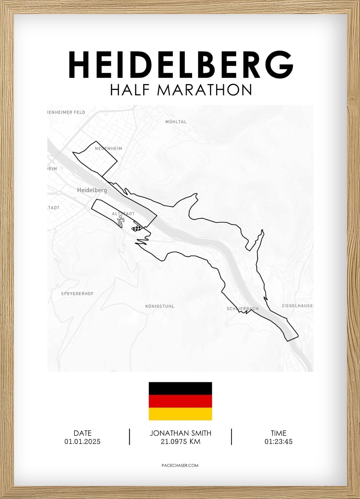 Halbmarathon Heidelberg Poster