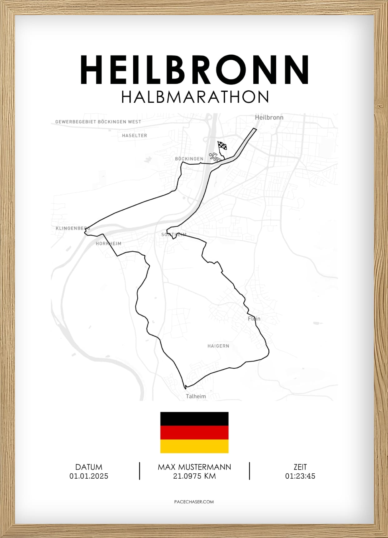 Halbmarathon Heilbronn Poster